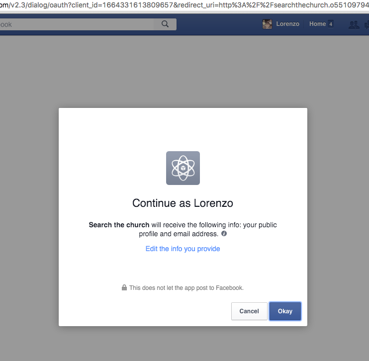 Http error 500 facebook